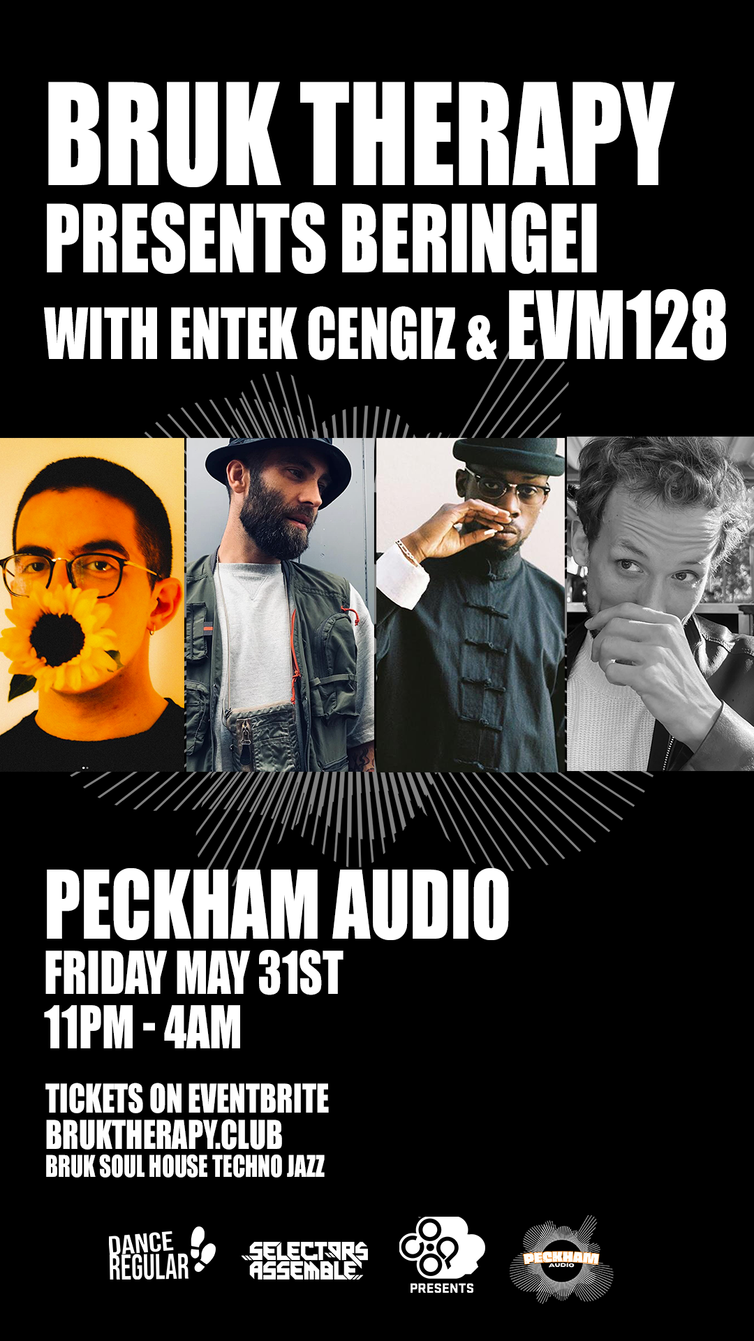 Bruk Therapy presents Beringei at Peckham Audio