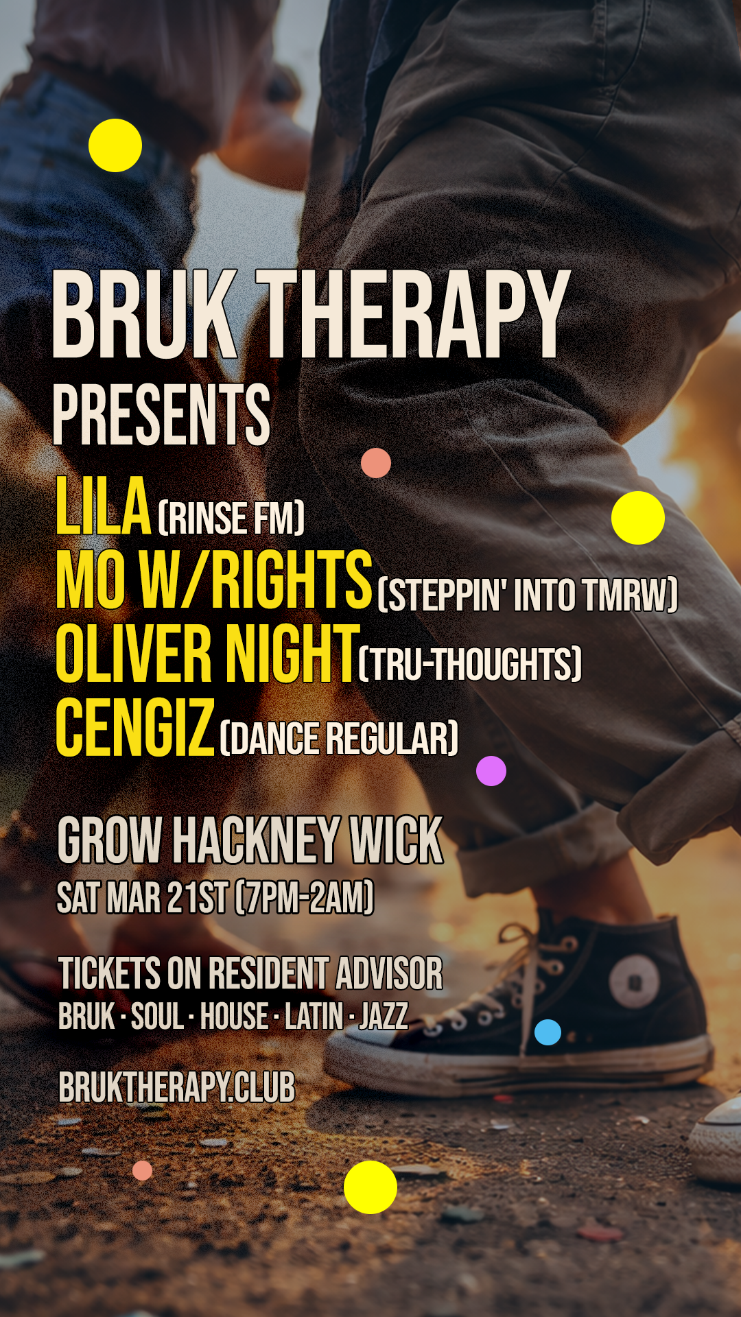 Bruk Therapy presents LILA & MO W/Rights